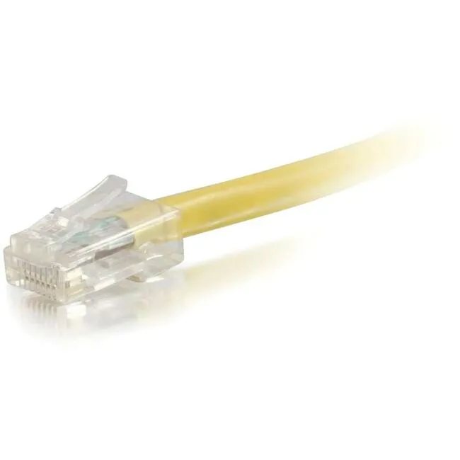 10Ft Cat5E Non-Booted Unshielded (Utp) Ethernet Network Patch Cable - Yellow