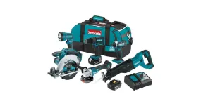 2020 Makita 18V LXT® 6-Pc. Combo Kit (XT610)