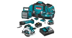 2020 Makita 18V LXT® 6-Pc. Combo Kit (XT613X1)