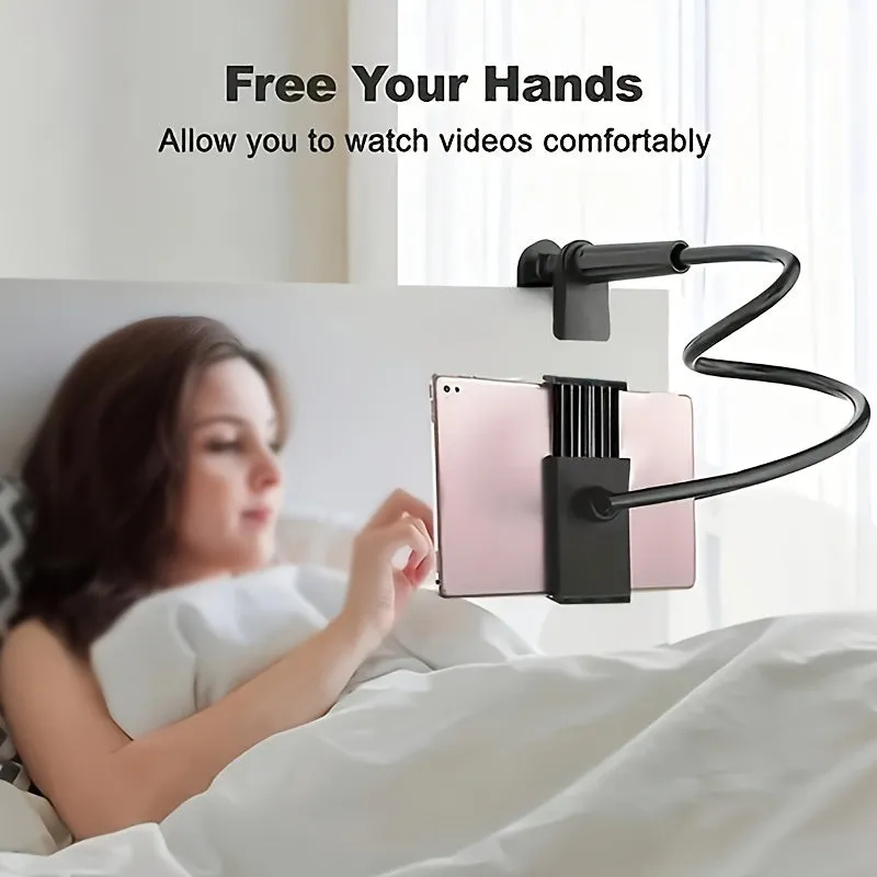 360° Rotating Tablet & Phone Stand - Spiral Base, Bedside Lazy Holder For Mobile Devices Rotating Phone Holder