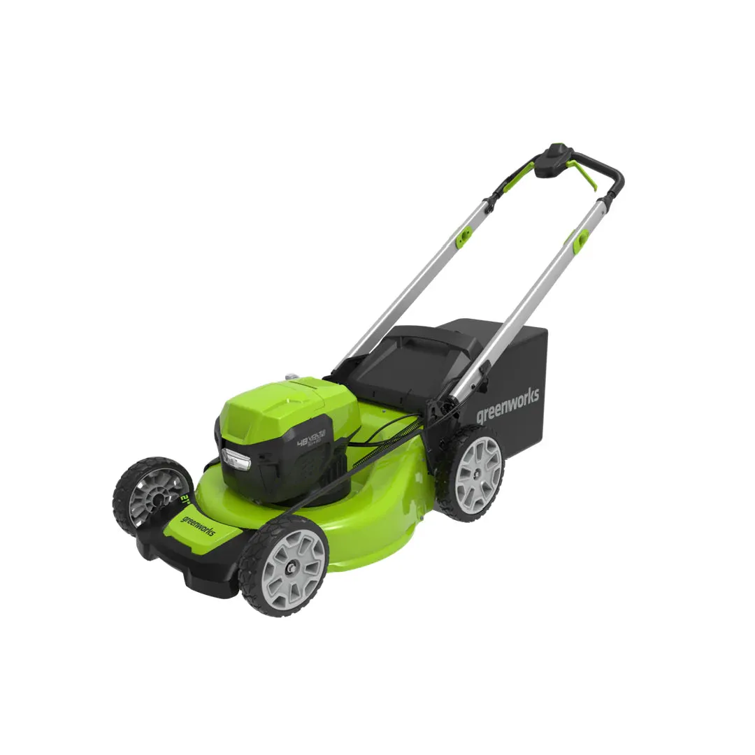 48V/24V 21" Dual-Volt Self Propelled Lawn Mower (with Four Batteries and Charger)