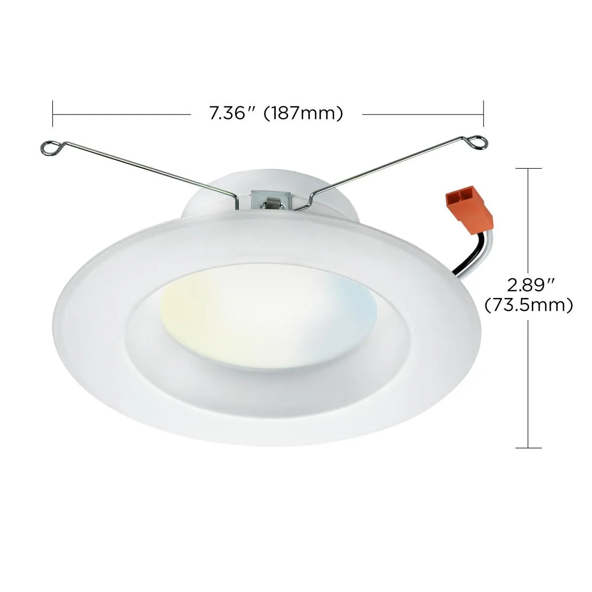 5-6 Inch LED Recessed Downlight, 10W, 800 Lumens, Tunable White, Starfish IOT, 120V