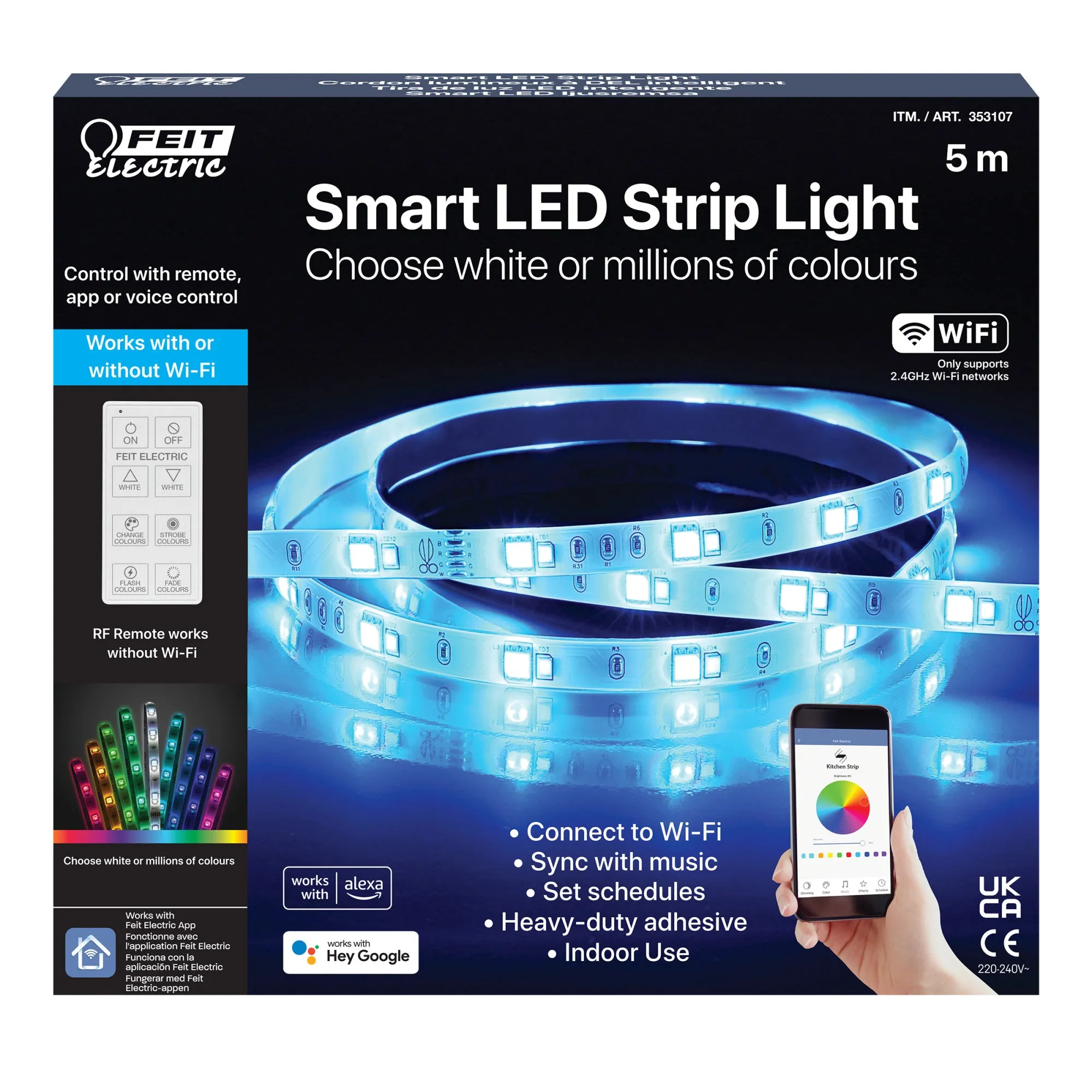 5m Colour Changing LED Smart Strip Light