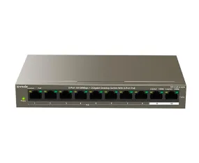 8-Port10/100Mbps 2 Gigabit Desktop Switch With 8-Port PoE