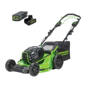 82V 21" Brushless Self-Propelled Mower with 8Ah Battery and Dual Port Charger