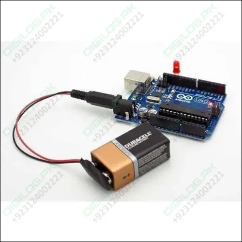 9v Battery Snap Connector To Dc Male Power Adapter Cable For Arduino