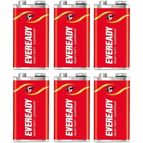 9v Eveready 1216 Heavy Duty Battery (Pack of 1)