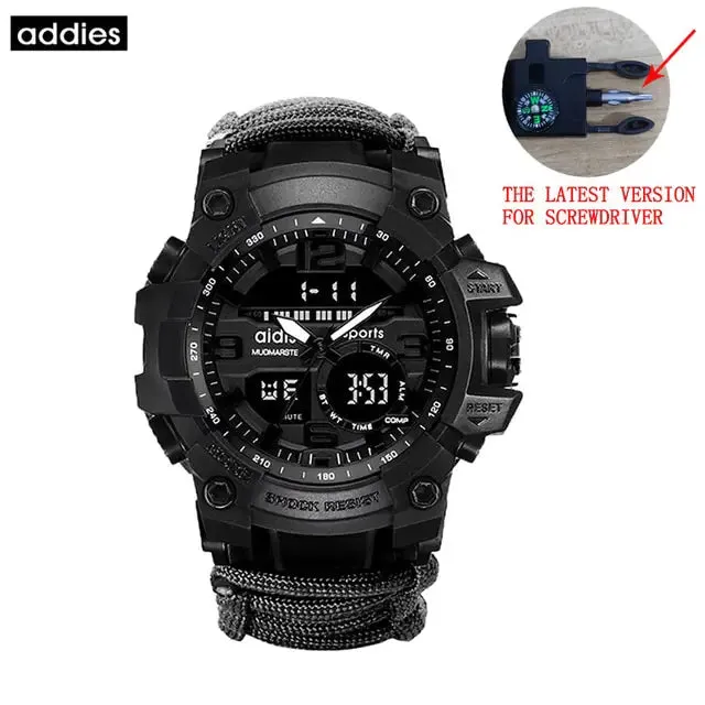 ADDIES Men Military Sports Digital Watches