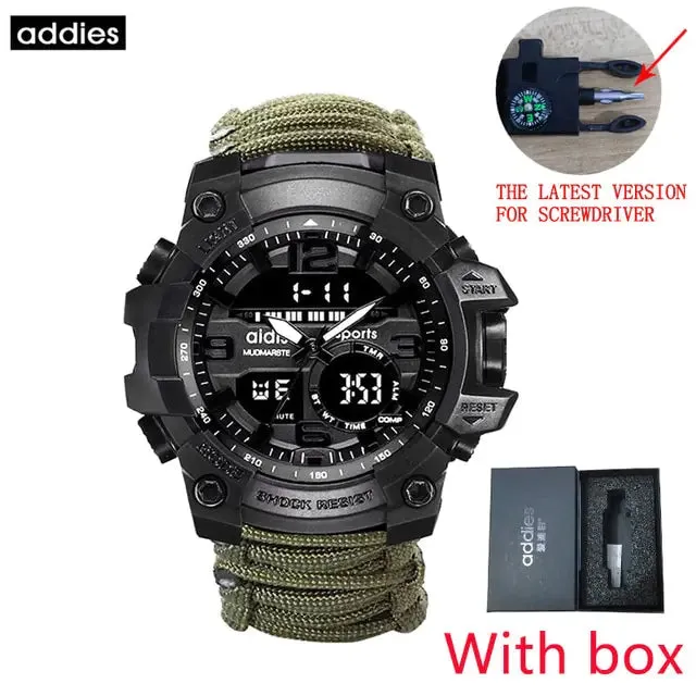 ADDIES Men Military Sports Digital Watches