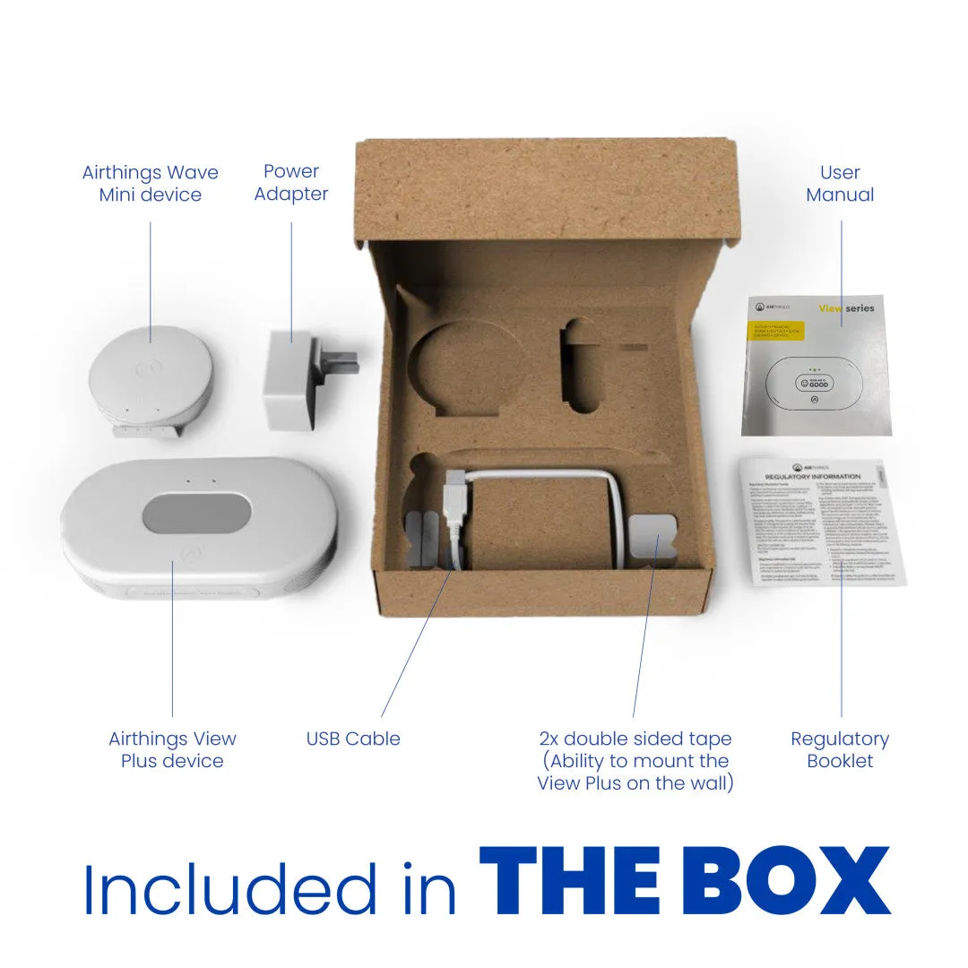 Airthings Smart Radon and Indoor Air Quality Bundle