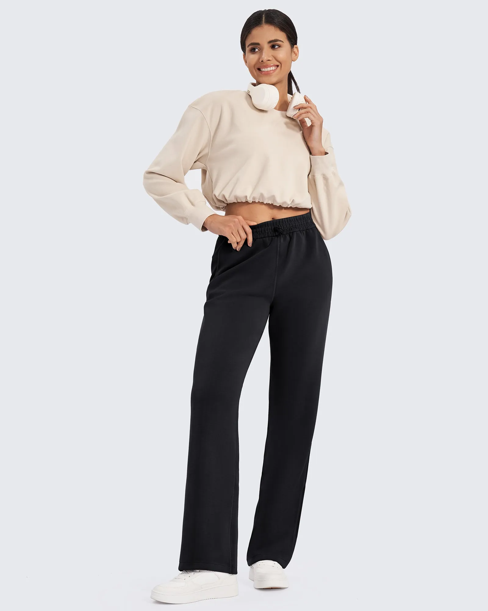 AiryBlend Mid-Waist Wide Leg Sweatpants 29