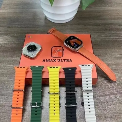 Amax Ultra 49mm Smart Watch With Two Straps