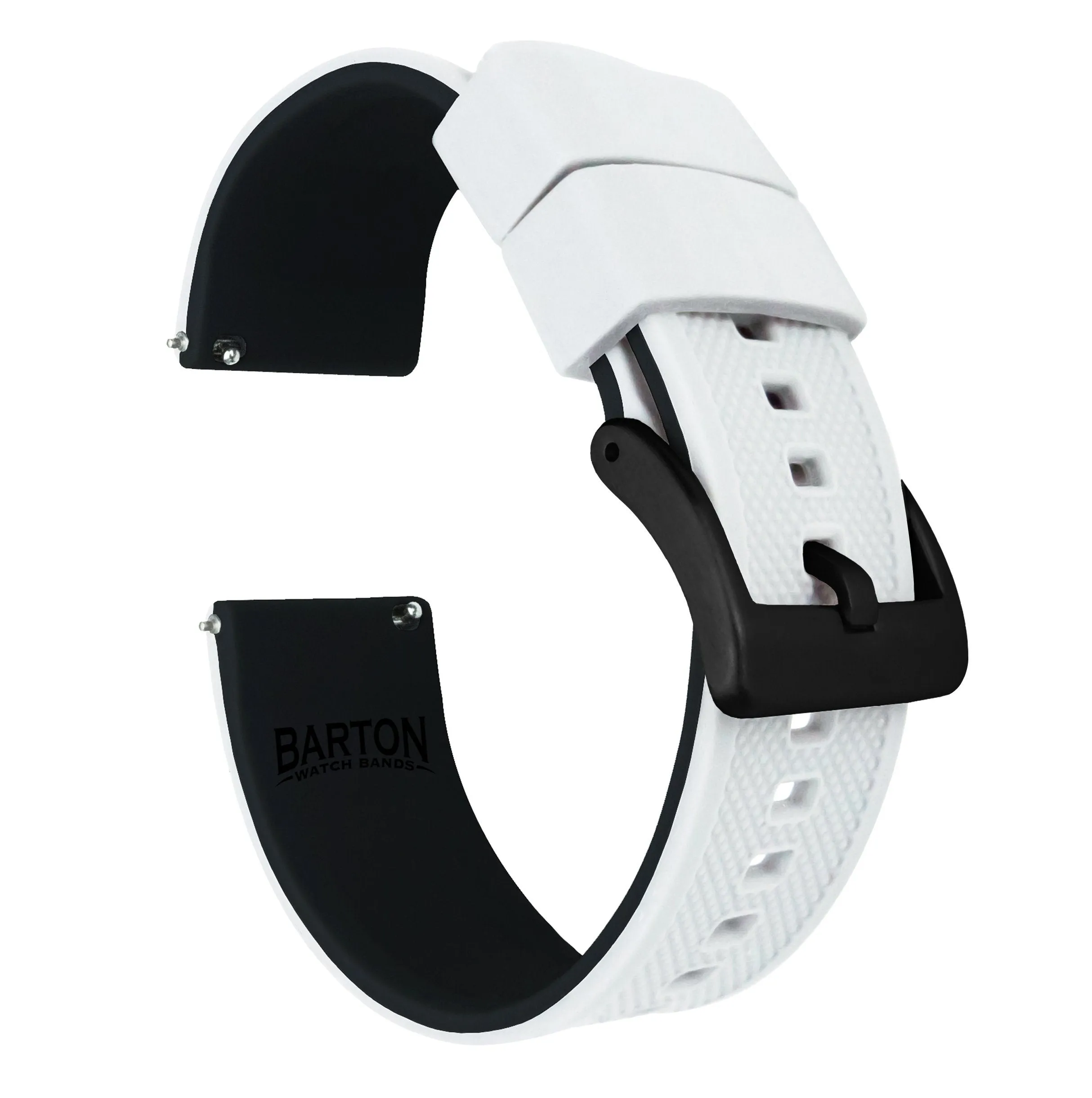 Amazfit Bip | Elite Silicone | White Top / Black Bottom