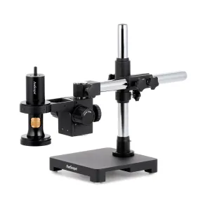 AmScope DM756 Series 1080p Wi-Fi/USB All-in-One Digital Microscope with Zoom Optics on Single-Arm Boom-Stand