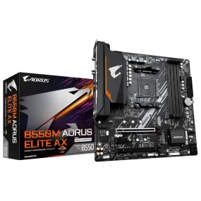 Aorus B550m Elite Ax - 1.3 - Motherboard - Micro Atx - Socket Am4 - Amd B550