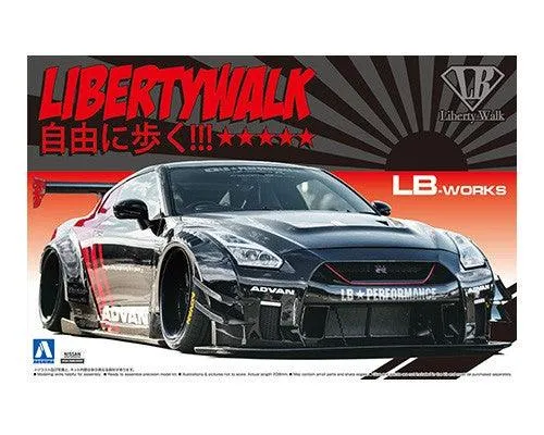 Aoshima 05592 LB-Works R35 GT-R Type 2 Ver.2 1/24 Model Kit