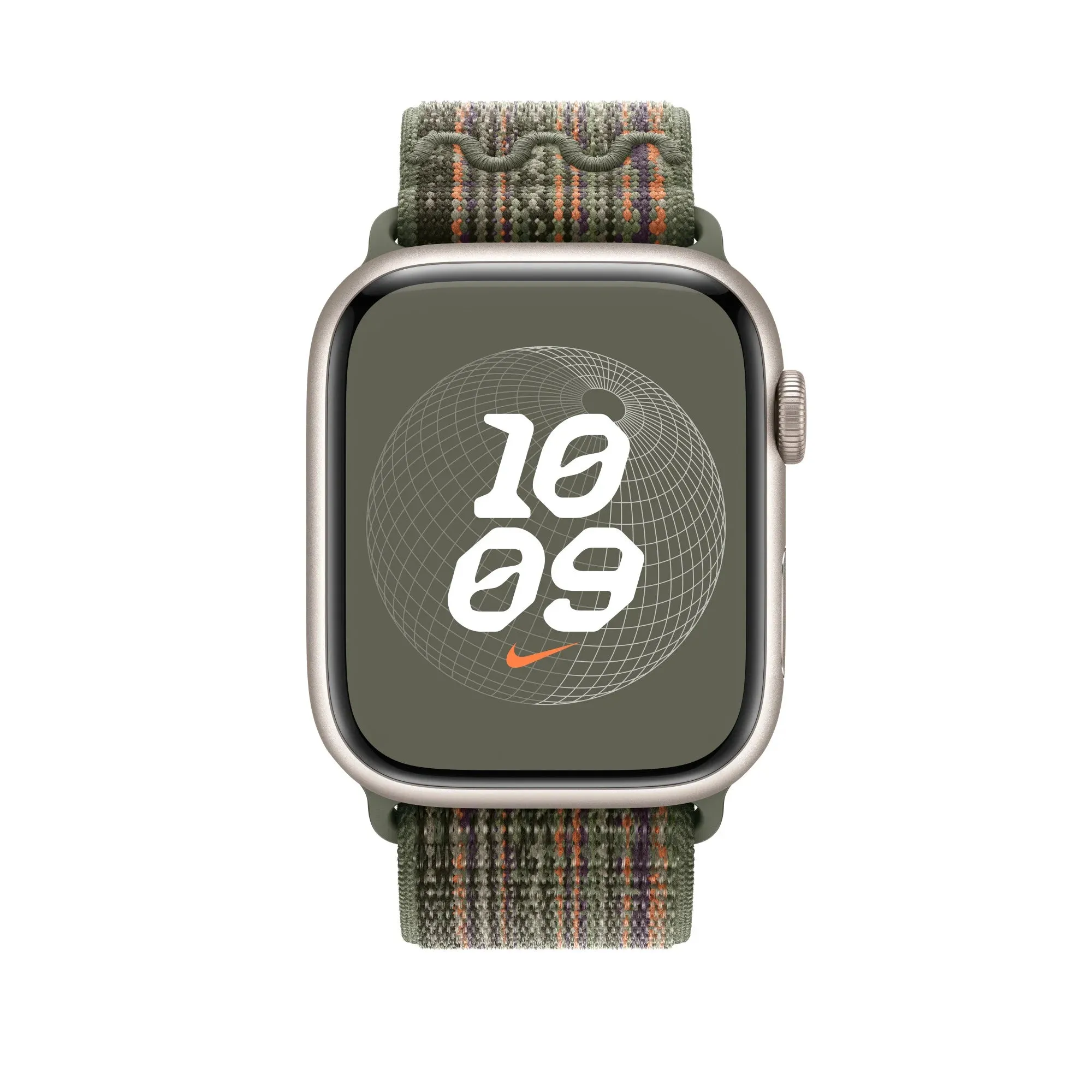 Apple Nike Sport Loop - Sequoia/Orange