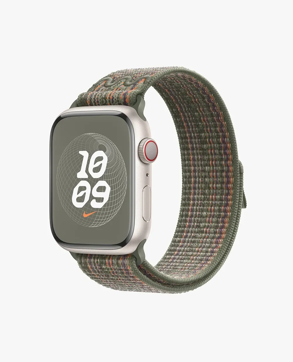 Apple Nike Sport Loop - Sequoia/Orange