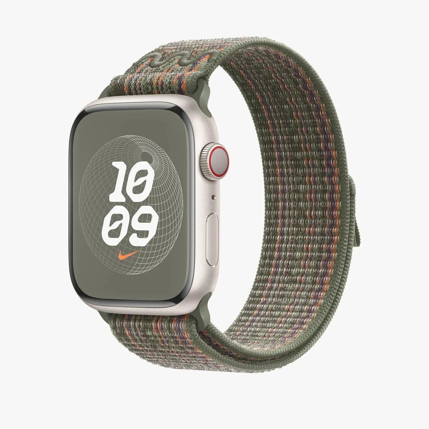 Apple Nike Sport Loop - Sequoia/Orange