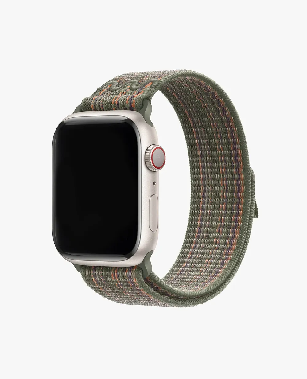 Apple Nike Sport Loop - Sequoia/Orange