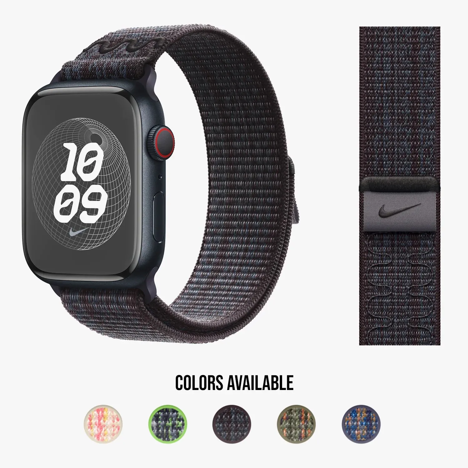 Apple Nike Sport Loop - Sequoia/Orange