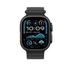 Apple Watch Ultra 2 GPS   Cellular, 49mm Black Titanium Case with Black Ocean Band – MX4P3