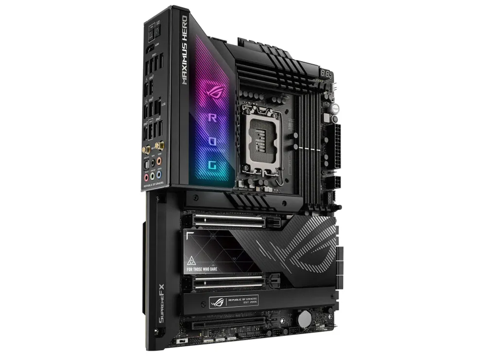 Asus Rog Maximus Z790 Hero - Motherboard - Atx - Lga1700 Socket - Z790 Chipset - Usb 3.2 Gen 1, Usb 3.2 Gen 2, Usb4, Usb