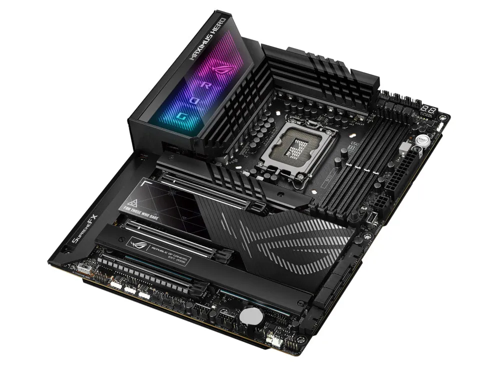 Asus Rog Maximus Z790 Hero - Motherboard - Atx - Lga1700 Socket - Z790 Chipset - Usb 3.2 Gen 1, Usb 3.2 Gen 2, Usb4, Usb