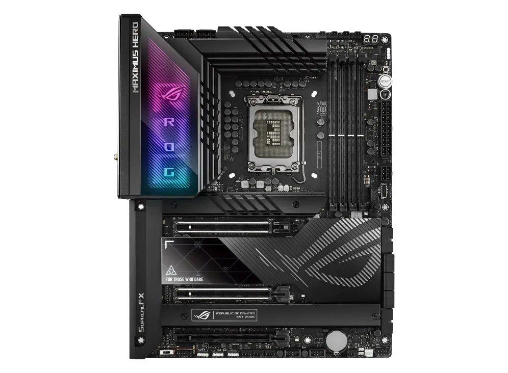 Asus Rog Maximus Z790 Hero - Motherboard - Atx - Lga1700 Socket - Z790 Chipset - Usb 3.2 Gen 1, Usb 3.2 Gen 2, Usb4, Usb