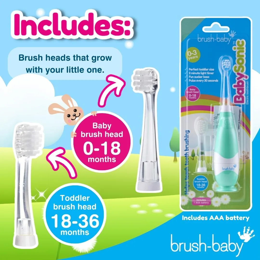 BabySonic® Pink Electric Toothbrush for Toddlers