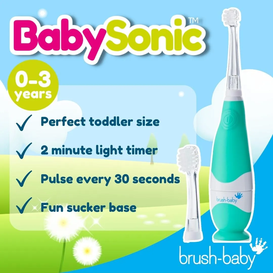 BabySonic® Pink Electric Toothbrush for Toddlers