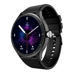 beatXP Flux 1.45" (3.6 cm) Ultra HD Display Bluetooth Calling Smart Watch, 415 * 415px, 60Hz Refresh Rate, Rotary Crown, 500 Nits, Always On Display, Health Tracking, 100  Sports Modes (Black)