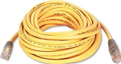 Belkin Cat5E Crossover Patch Cable' Rj45 Connectors' 25 Ft.' Yellow