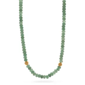 Berry Single Strand Necklace, 16" 2'' - Meadow Jade