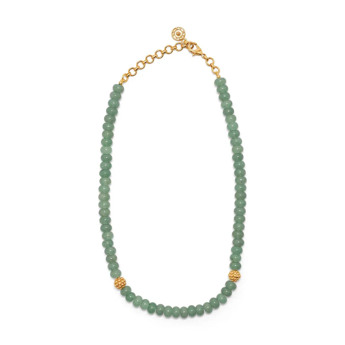 Berry Single Strand Necklace, 16" 2'' - Meadow Jade