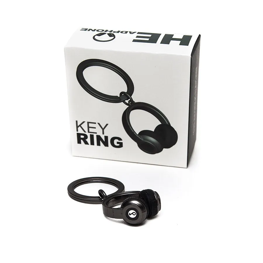 Black Headphones Keyring from Oli Olsen