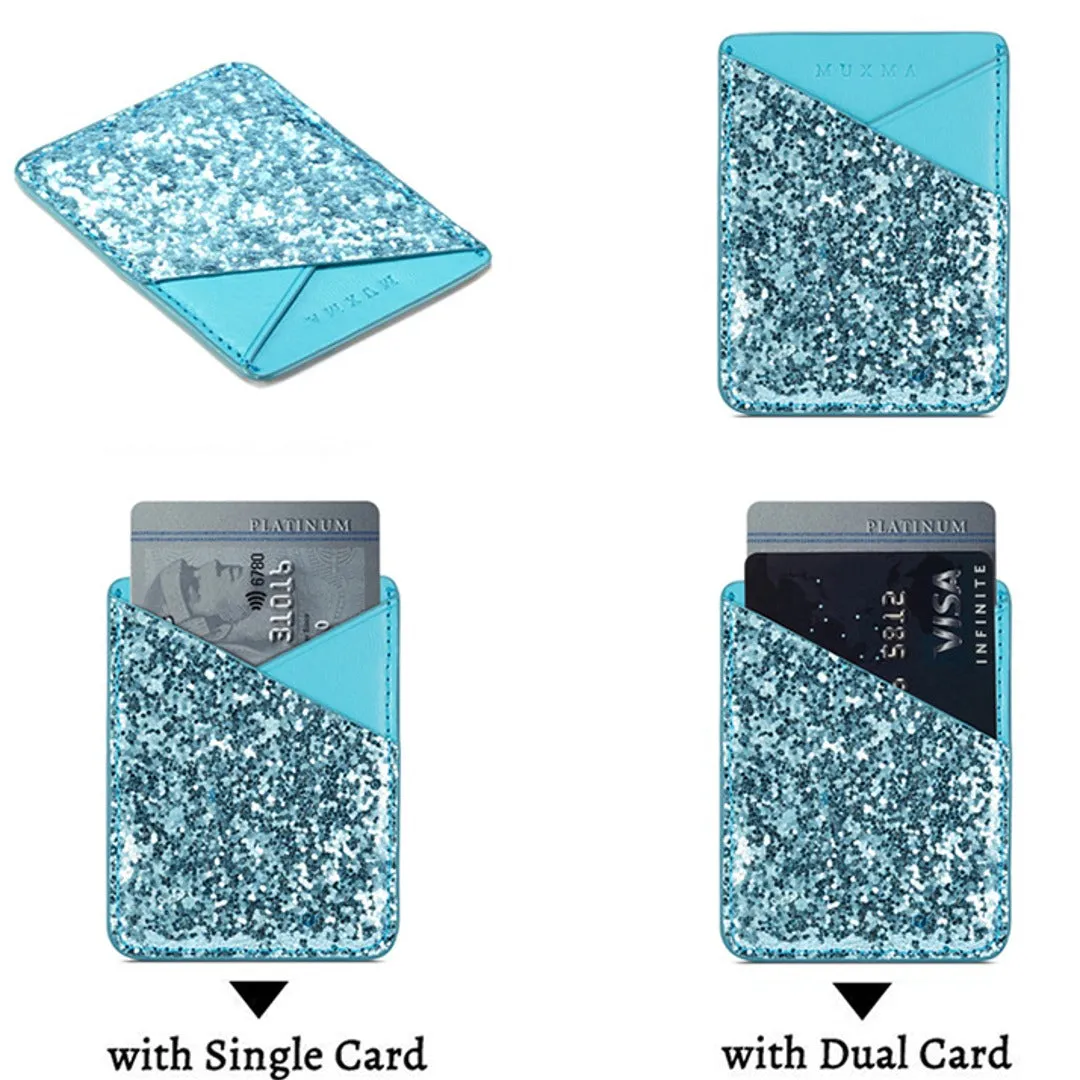 Blue Bling Card Holder