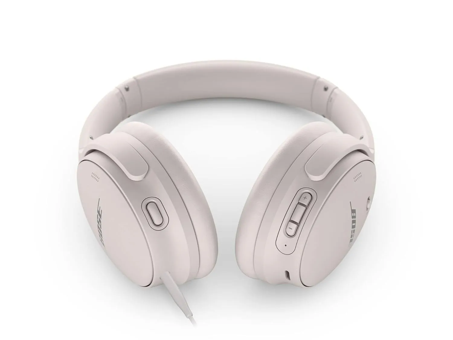 Bose Quietcomfort 45 Bluetooth Wireless Over Ear Headphones with Mic Noise Cancelling - White Smoke  866724-0200