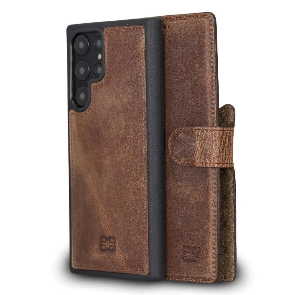 BOULETTA Leather Detachable Wallet Case - MW