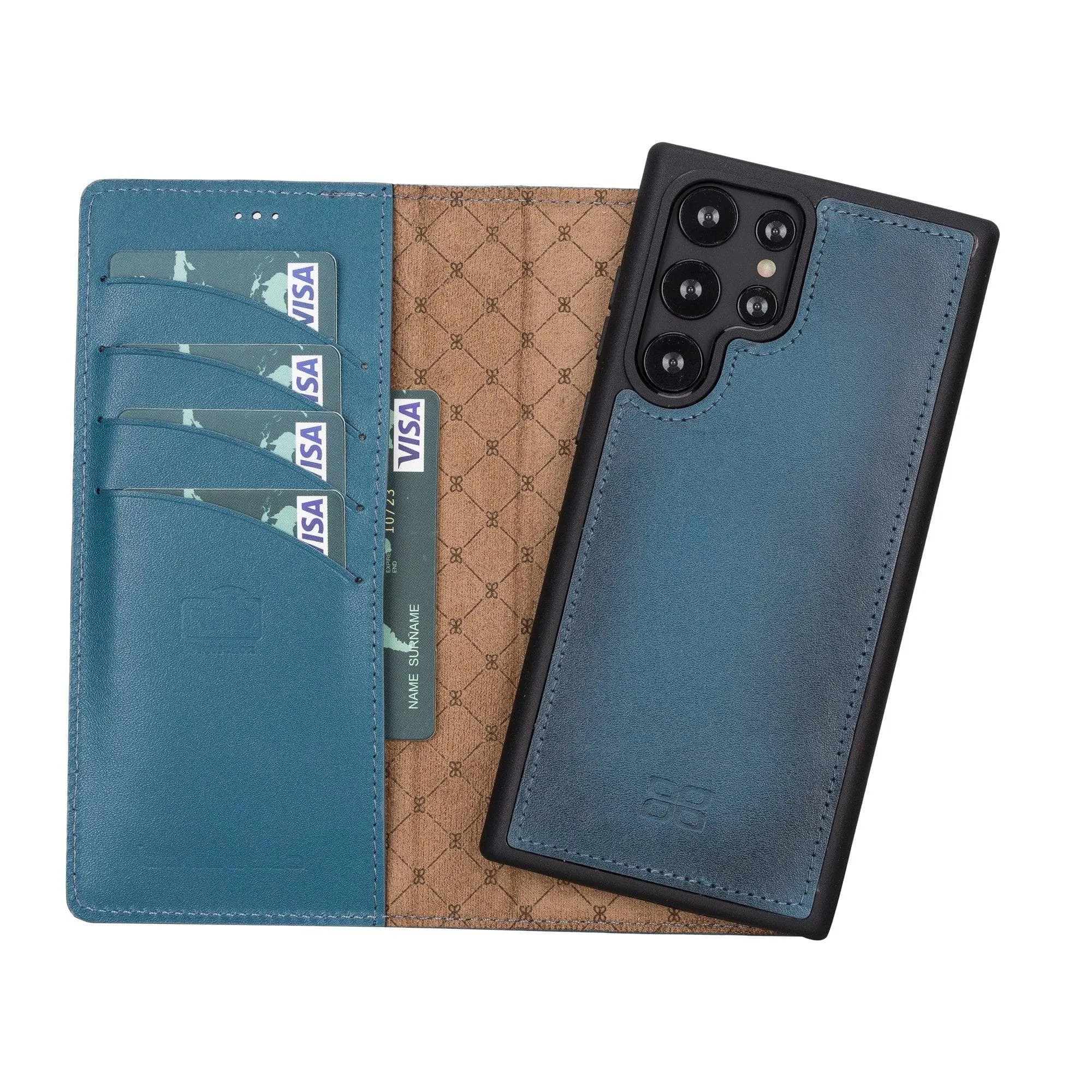 BOULETTA Leather Detachable Wallet Case - MW