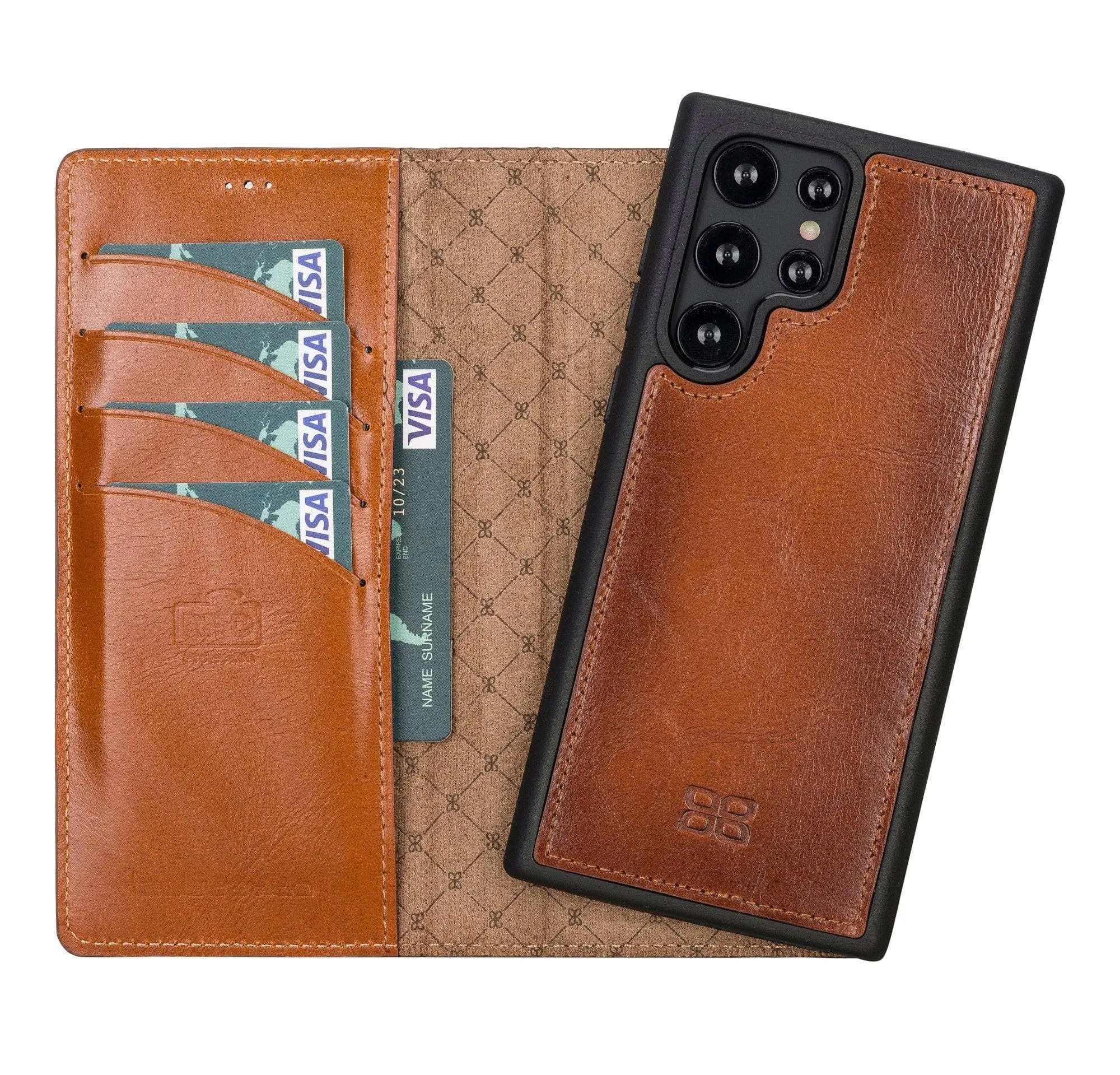 BOULETTA Leather Detachable Wallet Case - MW