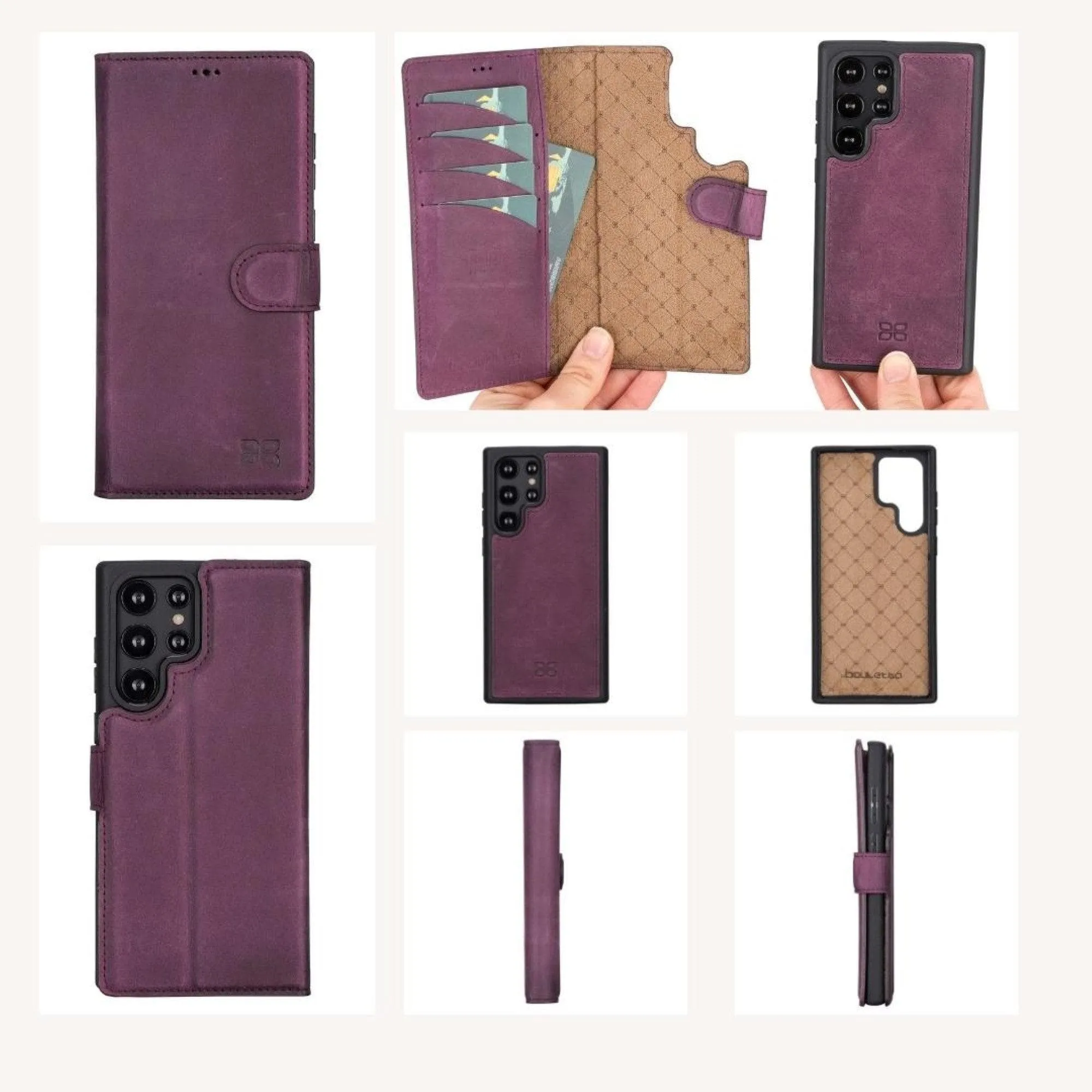 BOULETTA Leather Detachable Wallet Case - MW