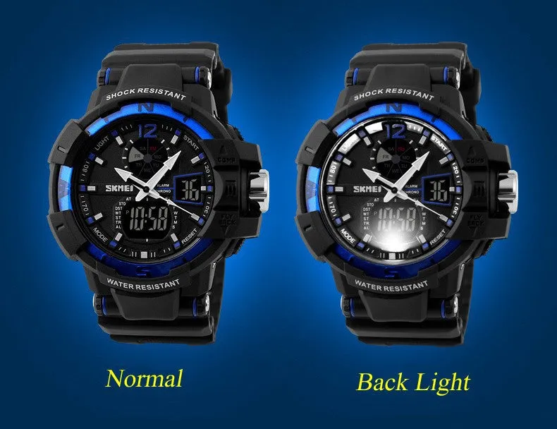 Brand G Design Shock Sports digital watches analog Men military army Watch swim dive Date LED Sports Watch