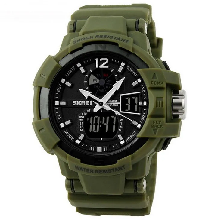 Brand G Design Shock Sports digital watches analog Men military army Watch swim dive Date LED Sports Watch