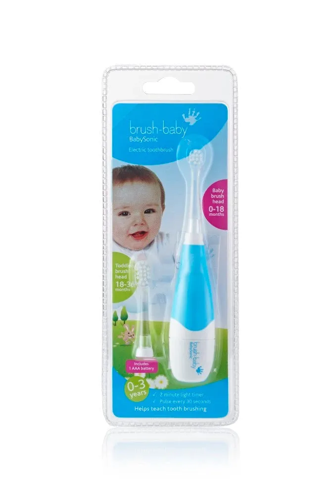 Brush Baby Babysonic Electric Toothbrush 0-3 Yrs (Blue)