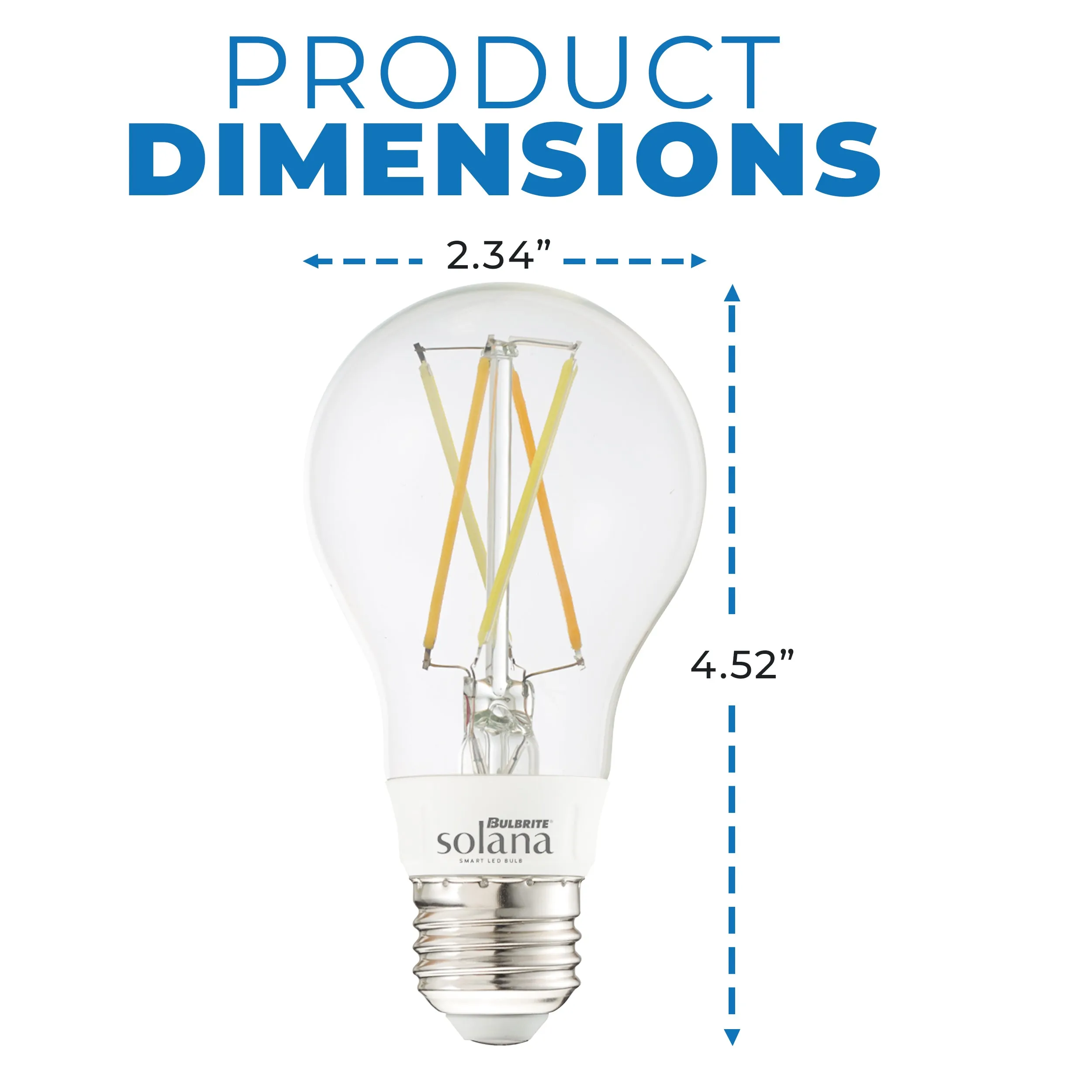 Bulbrite 290110 LED A19 - Smart WiFi Bulb