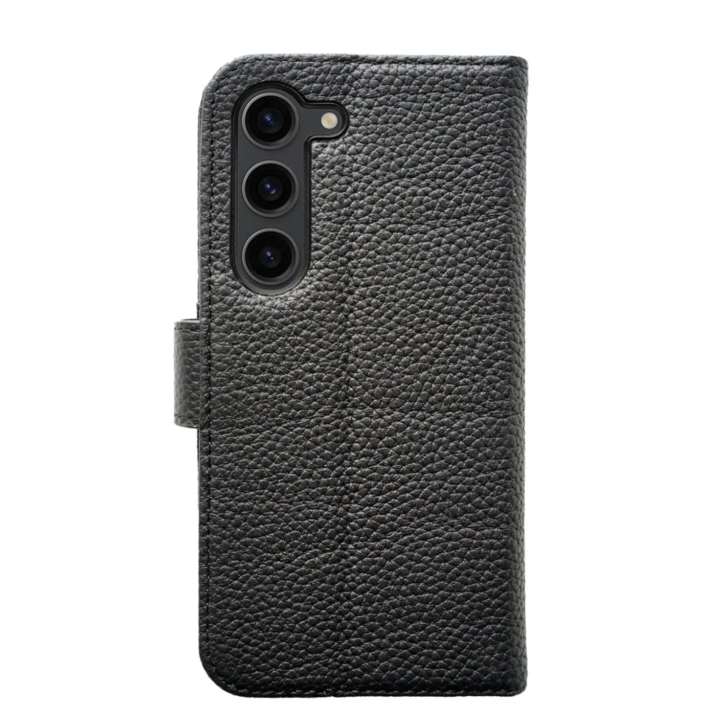 Carson Samsung Galaxy S23 Plus Wallet Case, Pebble Black