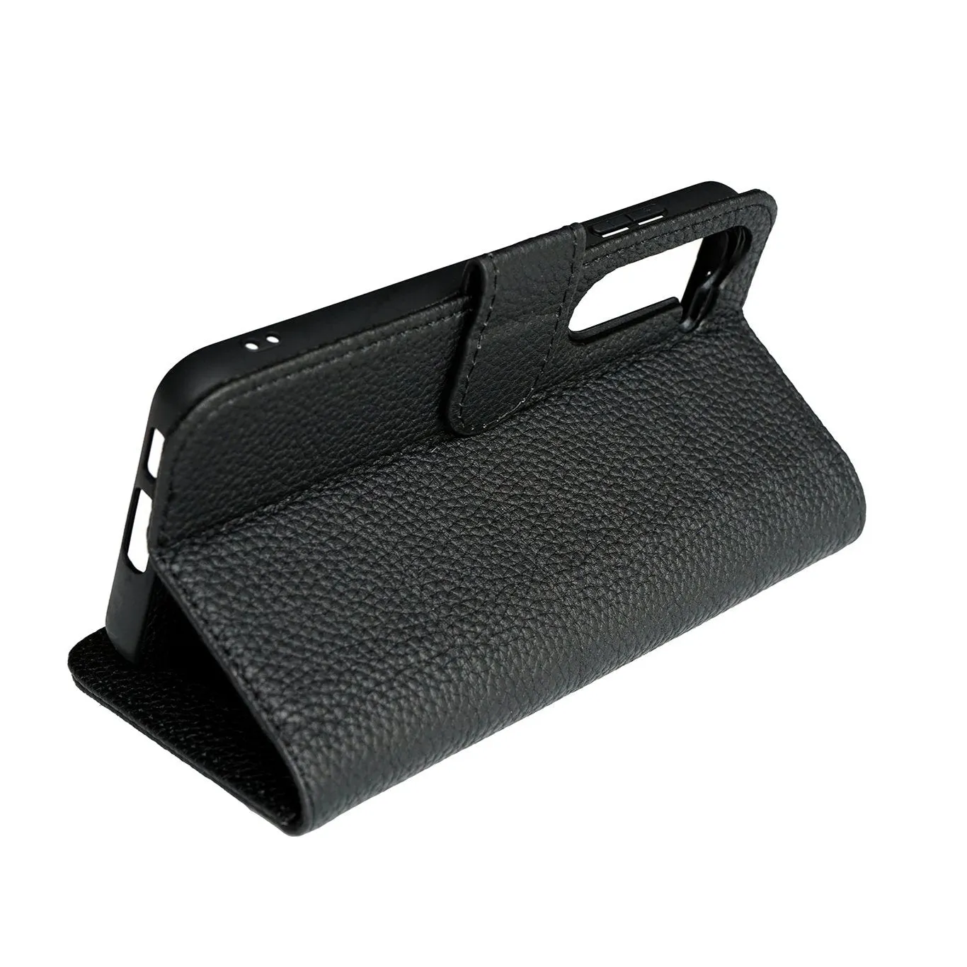 Carson Samsung Galaxy S23 Plus Wallet Case, Pebble Black