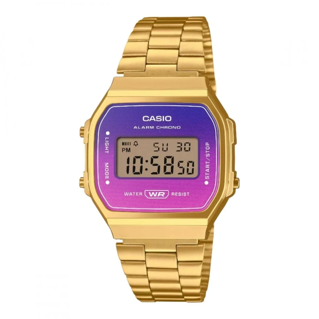 CASIO Men Digital Stainless Steel Watch A168WERG-2ADF