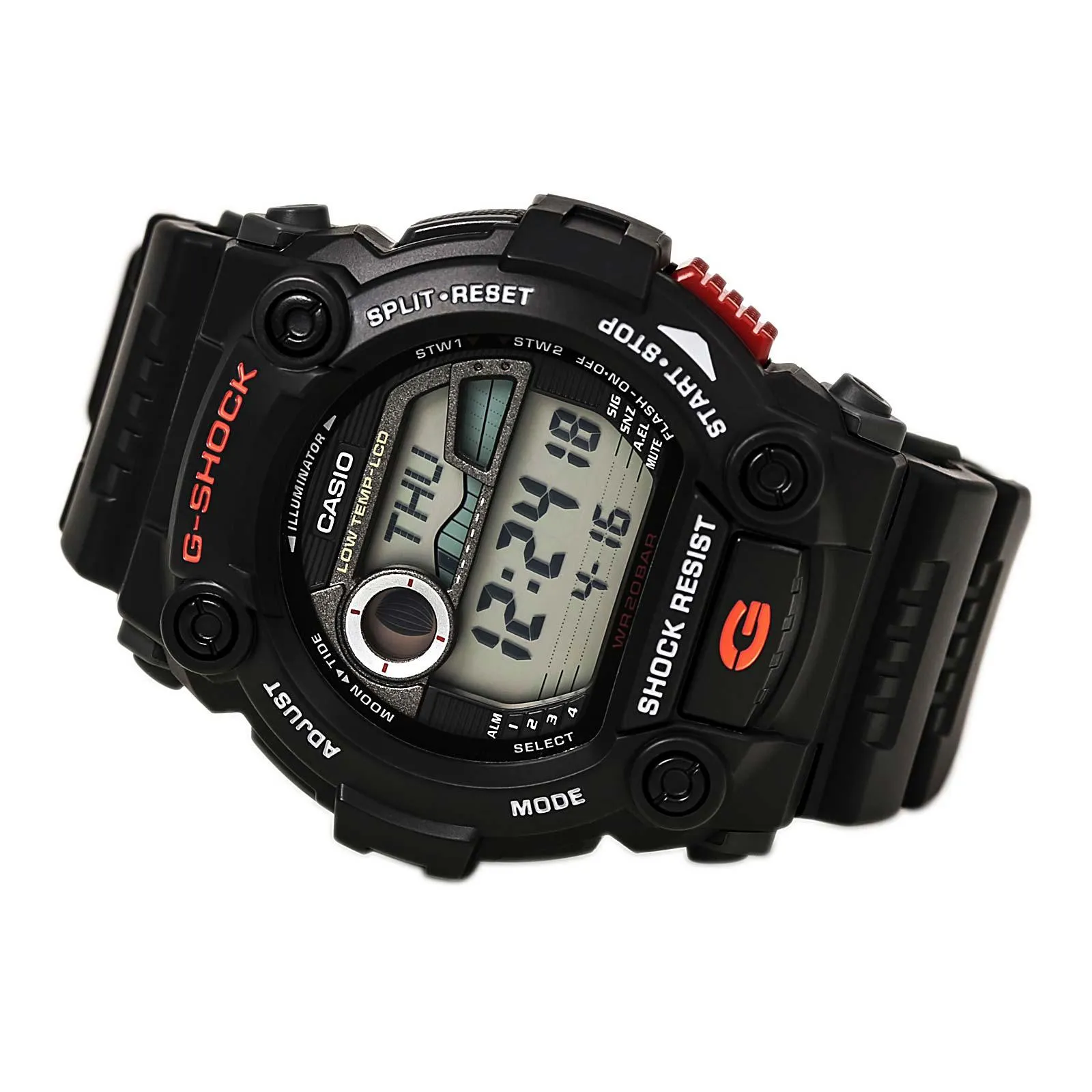 Casio Men's G-Shock Alarm Digital Dial Black Resin Strap Sport Dive Watch | G7900-1